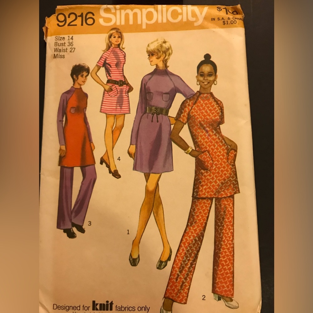 Size 14 Simplicity Vintage (used) Pattern 9216